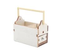 CAZSTYK Concevez une petite boîte à outils en bois pour les amateurs de modélisme et les collectionneurs. Boîte à outils miniature en bois pour maisons de modélisme