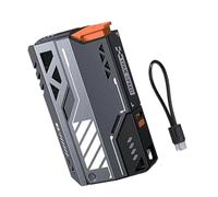 CAZSTYK Coque d'alimentation compacte de type C avec bouton de déclenchement et institution de défense anti-retour à charge rapide de 22,5 W