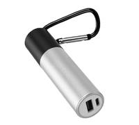 CAZSTYK Coque d'alimentation de charge 18650 21700 avec support mousqueton, chargeur pour boîte téléphonique, chargeur avec mousqueton pour téléphone électronique, alimentation portable rapide