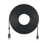 CAZSTYK Cordon d'alimentation robuste pour caméras de sécurité : universellement compatible, construction en PVC, électricité, installation rapide