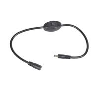 CAZSTYK Cordon d'extension pour bouton de commutation d'alimentation CC 12 V 5,5 x 2,1 mm 5,5 x 2,5 mm mâle femelle pour ventilateur LED 12 V