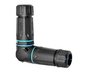 CAZSTYK Coupleur Ethernet industriel IP68 RJ45 coudé à 90 degrés pour une utilisation en extérieur Coupleur 10 Gbit/s