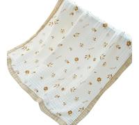 CAZSTYK Couverture d'emmaillotage pour bébé - 6 couches - En coton respirant - Pour nouveau-né - Pour la douche - Garçon et fille