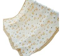 CAZSTYK Couverture d'emmaillotage pour bébé - 6 couches - En coton respirant - Pour nouveau-né - Pour la douche - Garçon et fille