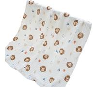 CAZSTYK Couverture d'emmaillotage pour bébé - 6 couches - En coton respirant - Pour nouveau-né - Pour la douche - Garçon et fille