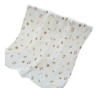 CAZSTYK Couverture d'emmaillotage pour bébé - 6 couches - En coton respirant - Pour nouveau-né - Pour la douche - Garçon et fille