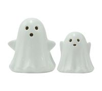 CAZSTYK De statues de veilleuse fantomatique d ' Halloween pour des thèmes | Décoration de vacances fabriquée à la main avec des lueurs douces pour la décoration de fête de chambre à coucher,