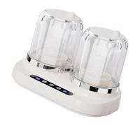 CAZSTYK Double seau de lavage 2000 ml - Grande capacité - Systèmes de lavage domestique avec faible bruit - Fonctionnement nocturne - Texture portable