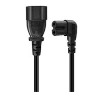 CAZSTYK Duty IEC320 C14 vers 7 Câble d'alimentation coudé 10 A Conductivité sûre avec plusieurs tailles
