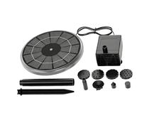 CAZSTYK Écran solaire avec détection intelligente de la lumière et mouvement de l'eau réglable pour jardin