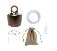 CAZSTYK Efficacité Réchaud à liqueur en métal - Texture métallique - Convient pour faire bouillir de l'eau et cuisiner dans la nature - Réchaud à repas extérieur amovible