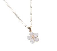 CAZSTYK Élégant collier avec pendentif en forme de fleur de cerises - Multifonctionnel - Texture en alliage - Convient pour un usage quotidien et les fêtes, Moyen, Comme décrit, Comme décrit.