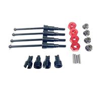 CAZSTYK Ensemble d'arbre d'entraînement CVD usiné avec précision - Assemblage complet d'arbre de transmission CVD - Convient pour les modèles 1/16 - Accessoires de rechange avant et arrière