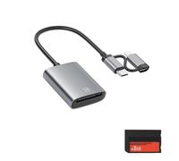 CAZSTYK Ensemble de baguettes et lecteur de photographie pour transfert rapide de données en continu Lecteur de métal ABS