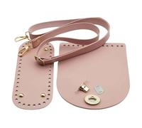 CAZSTYK Ensemble de base de sac à crochet - Accessoires d'artisanat pour sac à main à bandoulière - Outil de tricot - Base en cuir synthétique, b