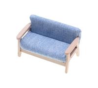 CAZSTYK Ensemble de canapé simple pour maisons de poupées, causeuse, pour des scènes réalistes de chambre à coucher, petits meubles