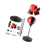 CAZSTYK Ensemble de frappe réglable en hauteur avec ressort de retour et base pour entraînement de boxe cardio à domicile