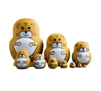 CAZSTYK Ensemble de Jouets empilables en Bois, poupées gigognes Russes, | Figurines de collection classiques, cadeaux culturels, décorations pour la maison, Collection décorative, thème
