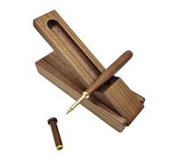 CAZSTYK Ensemble de stylos à bille de baseball, écriture lisse, batte d'huile en bois, papeterie pour l'école, le bureau, le travail, l'écriture lisse, chauve-souris, cadeau