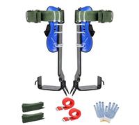 CAZSTYK Éperons d ' Arbre de Cheville, Pointes d ' réglables, Blue | Structure en acier carbone, ajustement sécurisé par sangle, utilisation pour l ' entraînement en extérieur, bleu