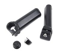 CAZSTYK Extrémités de guidon pour VTT - Poignée en métal - Extrémités de tige avec bouchon d'extrémité - Accessoires de vélo de montagne