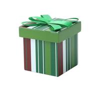 CAZSTYK Figurine de Noël - Modèle de boîte cadeau - Mobilier miniature de maisons de poupées à l'échelle 1/12 - Présentoir de scène de paysage - Accessoires de décoration de paysage