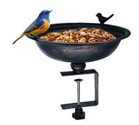 CAZSTYK Fournisseur d'oiseaux facile à installer avec arrangement de danse pour un assemblage rapide sur le porche, balustrades, plateau de lancement, cadeau pour les amoureux des oiseaux