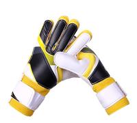 CAZSTYK Gants de gardien de but de football, gants de protection en latex avec protection des doigts, gants d'entraînement pour adultes et jeunes