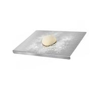 CAZSTYK Grande planche à découper en acier inoxydable pour viande, légumes, pâtisserie, rangement compact facile pour la préparation des aliments stables, planche prête à l'emploi en acier inoxydable