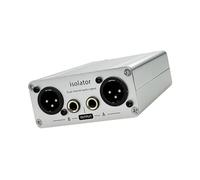 CAZSTYK Isolateur de son professionnel à 3 broches 6,35 mm - Filtre de diffusion - Installation facile - Annulation du bruit