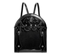 CAZSTYK Itabag Sac à dos multifonction en cuir synthétique avec insert pour sac à main style gothique, punk, sac à main