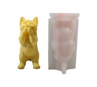 CAZSTYK Joli moule à bougies, moule en silicone 3D pour la fabrication de bougies, moule à bougies en forme d'animal pour le bricolage, le savon, les bougies