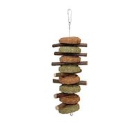 CAZSTYK Jouet à mâcher pour Lapin, bâton en Bois, Multi FL, B | Brindilles de bambou en bois, friandises pour gâteaux à l ', nettoyage des dents pour lapins, cochons d ' Inde,