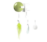 CAZSTYK Jouet automatique avec plume de levage automatique - Interaction - Jouet d'intérieur pour chaton - Fournitures électriques pour animaux de compagnie