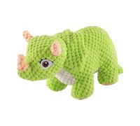 CAZSTYK Jouet couineur pour chien lavable en forme de dinosaure : taille portable pour voyage, soins dentaires, divertissement pour animaux de compagnie anxieux, jouet à mâcher pour chien