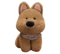 CAZSTYK Jouet en Peluche Doux pour Chien Westie Highlands, Brown 45CM | Chien en peluche doux et délicat avec des détails réalistes pour les amoureux des animaux et les amateurs de jouets