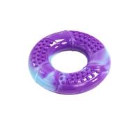 CAZSTYK Jouet interactif à mâcher pour chien avec texture de nettoyage dentaire et trous de nourriture réglables, outil de stimulation mentale et fonction de distribution avec trous réglables