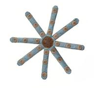 CAZSTYK Jouet puzzle en toile robuste pour chiens avec distributeur de friandises en caoutchouc naturel pour promouvoir l'activité mentale et défier leurs compétences de résolution de problèmes
