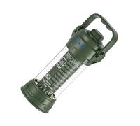 CAZSTYK Lampe de randonnée rechargeable transportable avec trois modes d'éclairage, batterie permanente, étanche IPX4 pour les tâches en plein air, lumière flexible