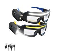 CAZSTYK Lampe frontale à 350 degrés de luminosité efficace avec 5 niveaux de lumière et lampe frontale permanente ABS robuste