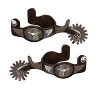 CAZSTYK L'éperon sécurisé dispose de ramettes rotatives pour un guidage équin sûr dans les équestres et les sports équestres