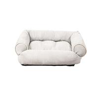 CAZSTYK Lit pour animal de compagnie avec coussin amovible, doux et beau panier pour chien, coussin amovible, canapé-lit