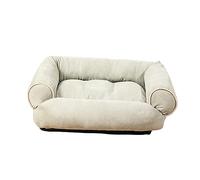 CAZSTYK Lit pour animal de compagnie avec coussin amovible, doux et beau panier pour chien, coussin amovible, canapé-lit