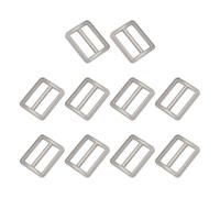 CAZSTYK Lot de 10 boucles coulissantes robustes en alliage triple pour sac à dos, Bai Lat