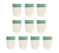 CAZSTYK Lot de 10 écrans de lampe d'extérieur portables avec mailles résistantes aux déchirures - Protection contre les moustiques - Abat-jour de camping en forme de U