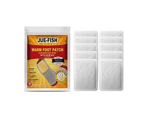 CAZSTYK Lot de 10 patchs adhésifs pour chauffe-pieds - Pour garder les pieds au chaud - Longue durée - Pour enfants et adultes - Jetables