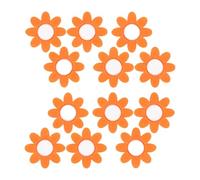 CAZSTYK Lot de 12 amortisseurs de vibrations en silicone en forme de fleur pour raquette de tennis, accessoires de tennis, amortisseurs de vibrations pour tennis, squash