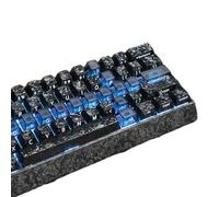 CAZSTYK Lot de 19 touches ergonomiques transparentes pour taper et jouer confortablement sur les claviers mécaniques Durabilité PC Résistant à l'usure