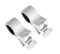 CAZSTYK Lot de 2 clips de rechange pour microphones, rotation à 360°, largeur réglable de 32 à 68 mm pour équipement 17 mm