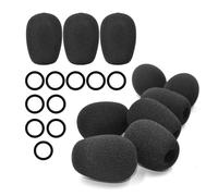 CAZSTYK Lot de 2 coussinets de rechange en éponge respirante pour microphones à perche, anti-vibrations et ajustement confortable